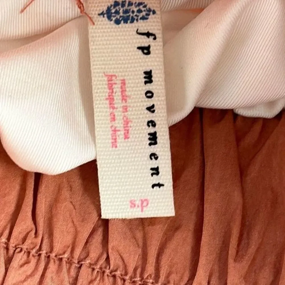 Free people Russet Orange The Way Home Shorts size S